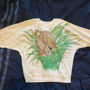 Cute Painted Jaguar Sweater